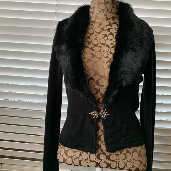 XOXO 100% Rabbit Fur Large excellent condition - Picture 6 of 8